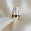 Anillo Rombos Azules