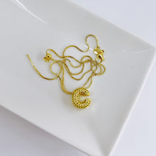 Cargar imagen en el visor de la galería, Collar Ajustable Inicial Pavé Chunky
