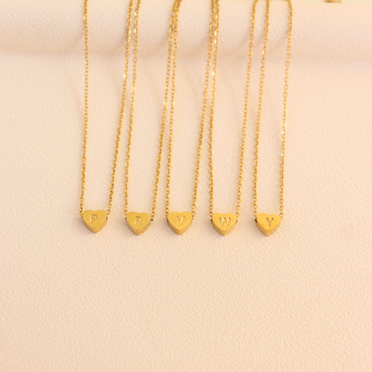 Collar Inicial Corazón