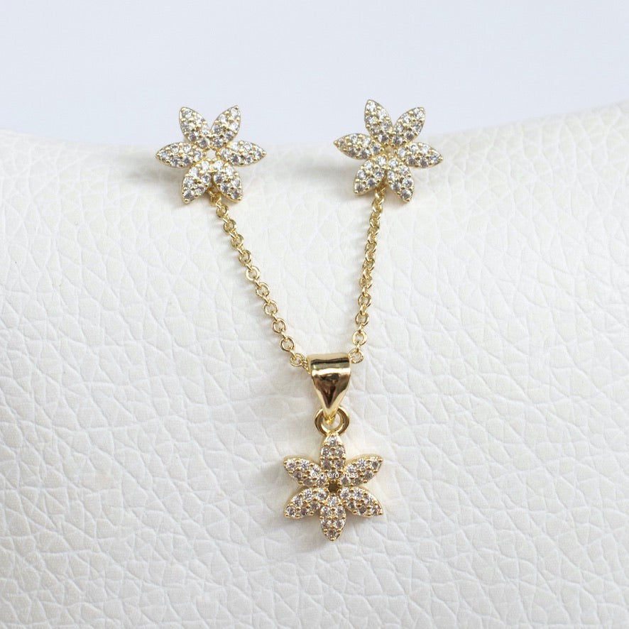 Juego Flor Pavé