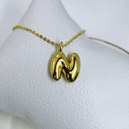Collar Ajustable Inicial Burbuja