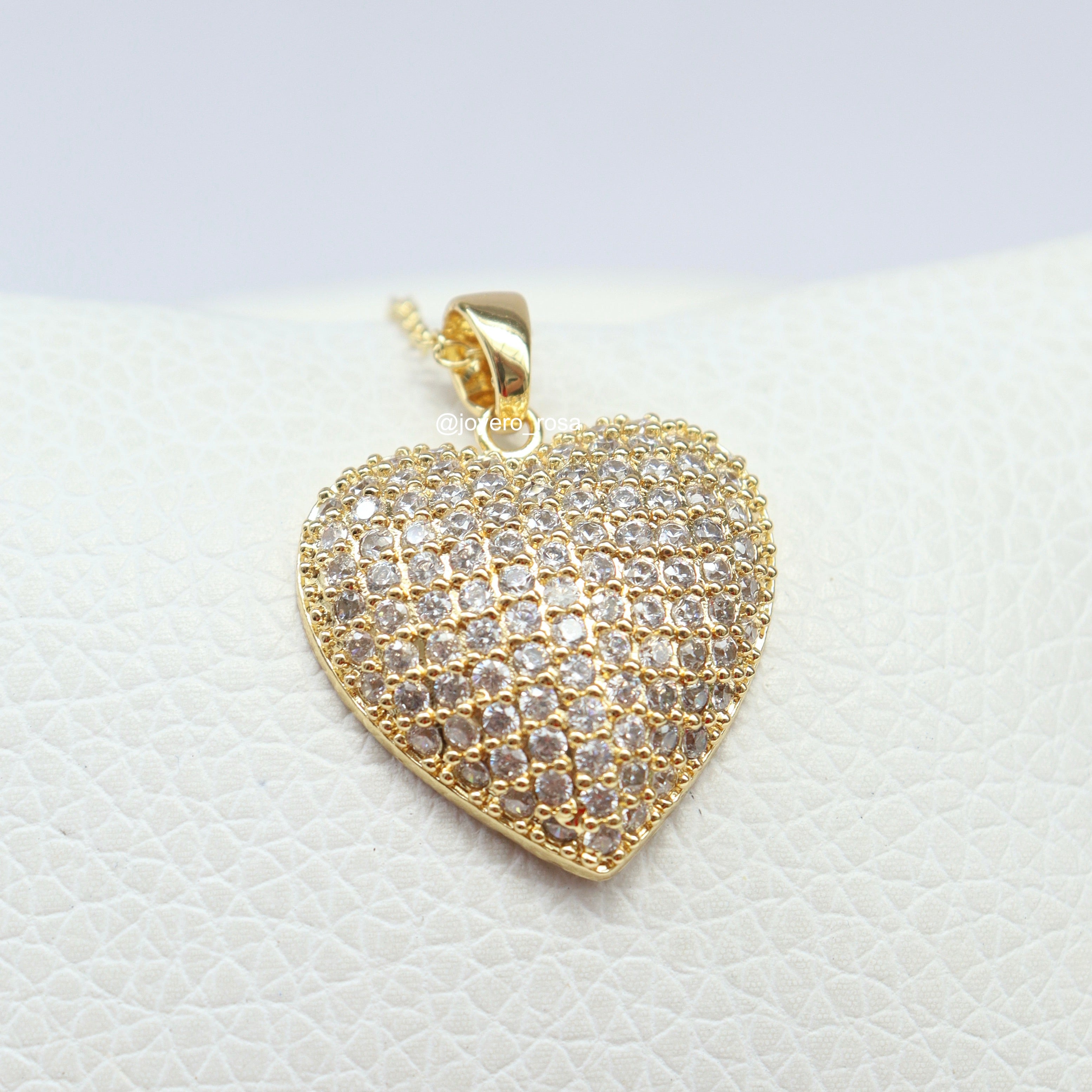 Collar Corazón Full Brillo