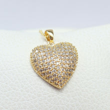 Cargar imagen en el visor de la galería, Collar Corazón Full Brillo
