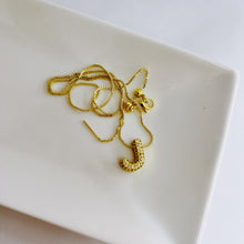 Cargar imagen en el visor de la galería, Collar Ajustable Inicial Pavé Chunky
