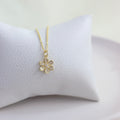 Collar Ajustable Flor con Cristales