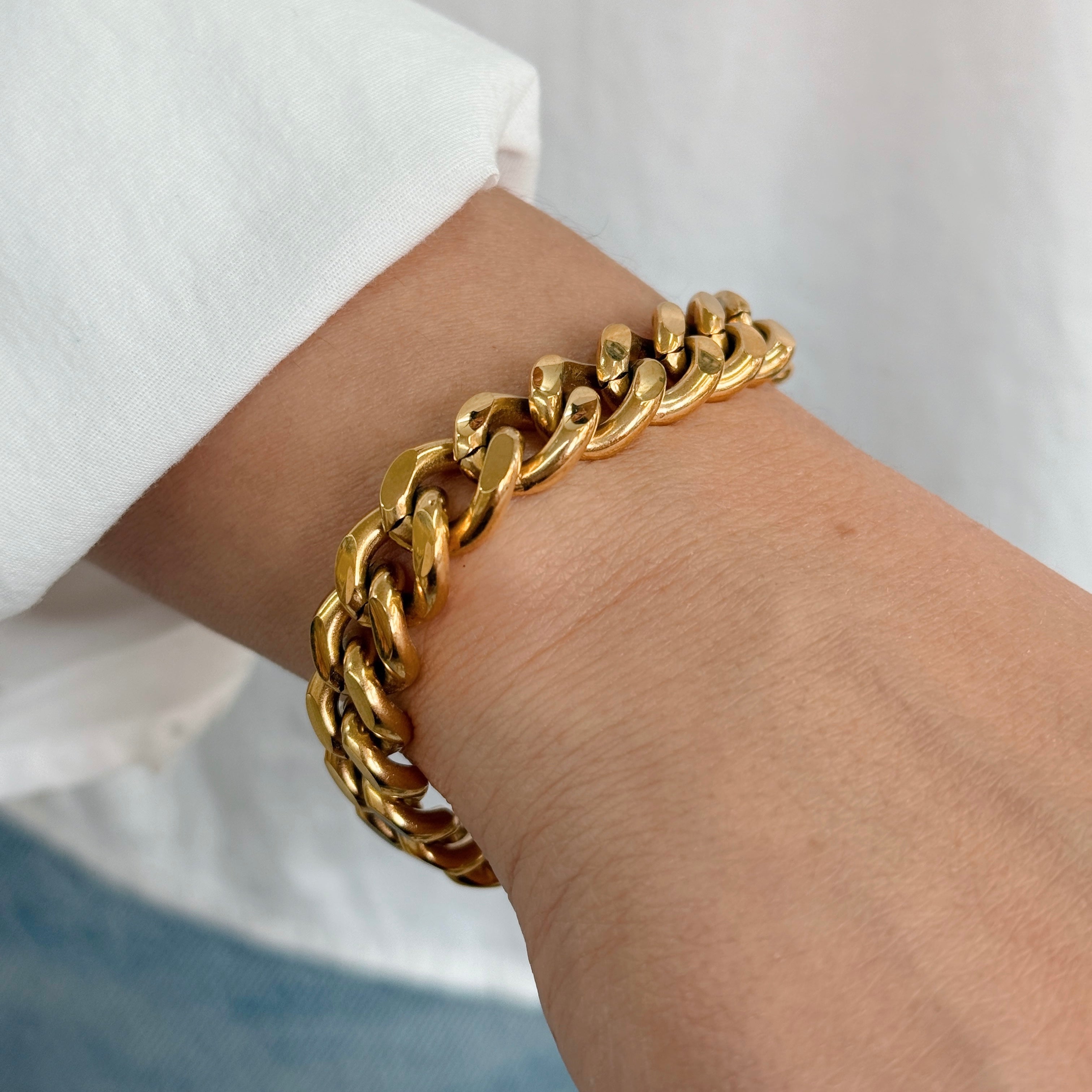 Pulsera Cubana Chunky