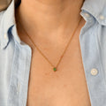Collar Cristal Verde