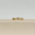 Anillo Ajustable Cristales Tornasol