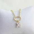 Collar Cristal Baguette