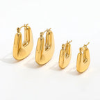 Aretes Semi Cuadrados