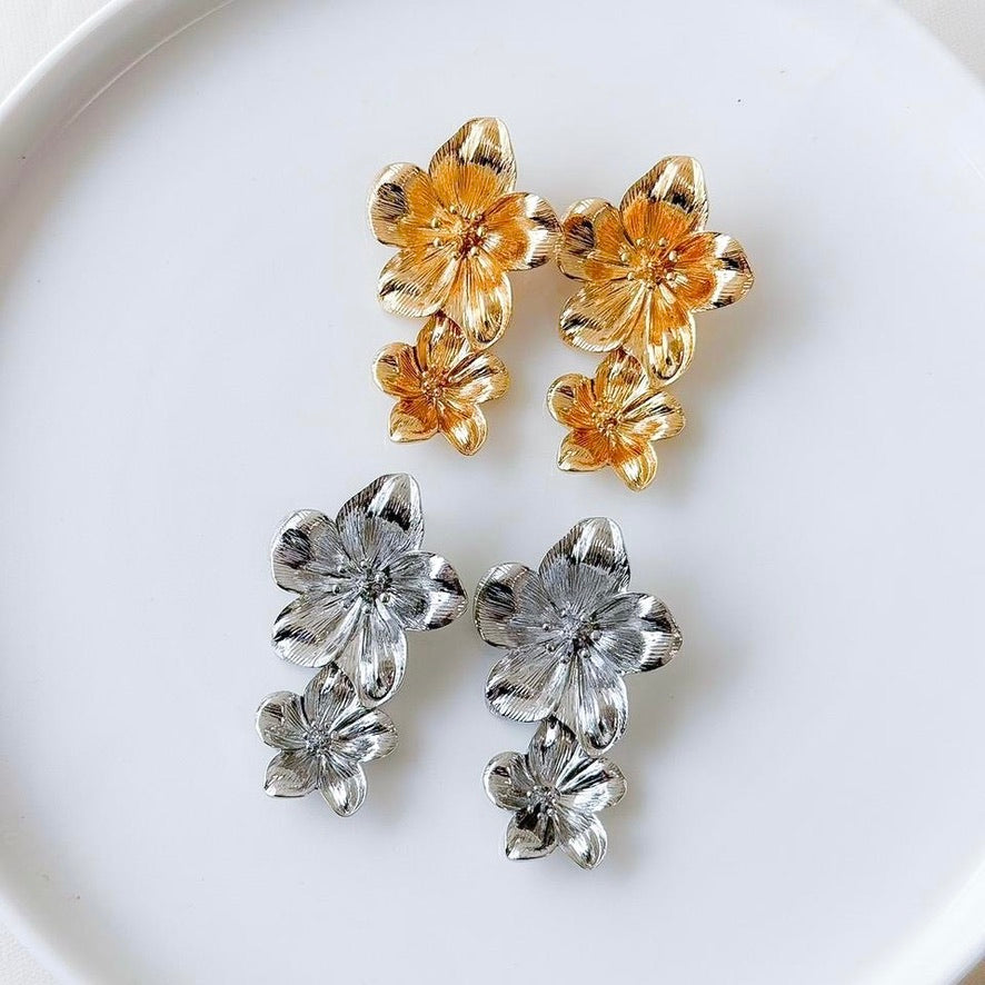 Aretes Flor Maxi