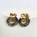 Aretes Dona Negro Veteado