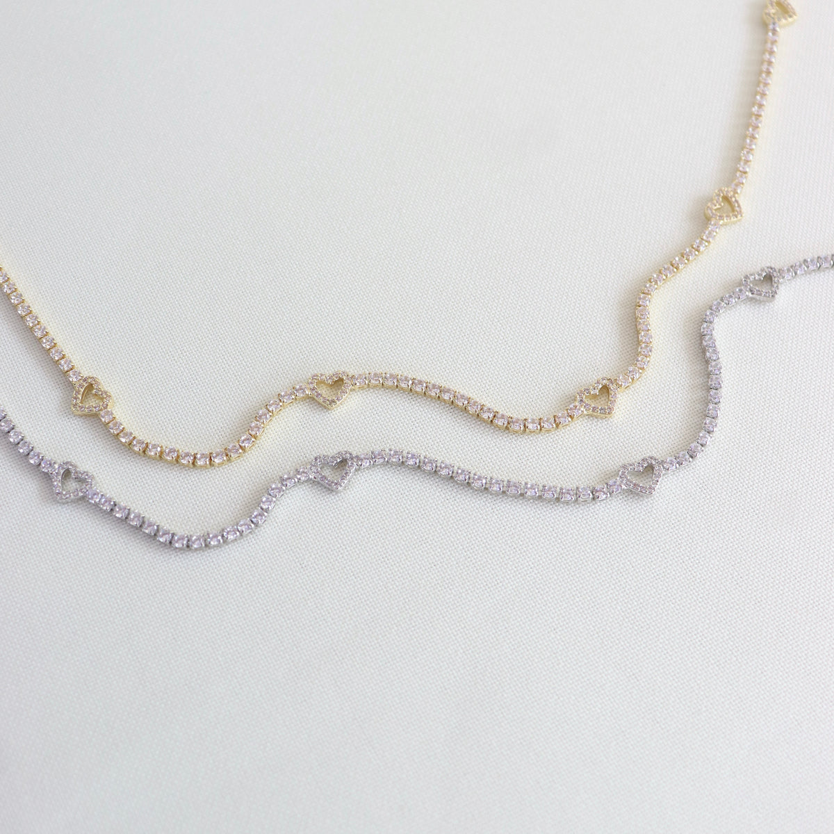 Collar Tennis y Corazones