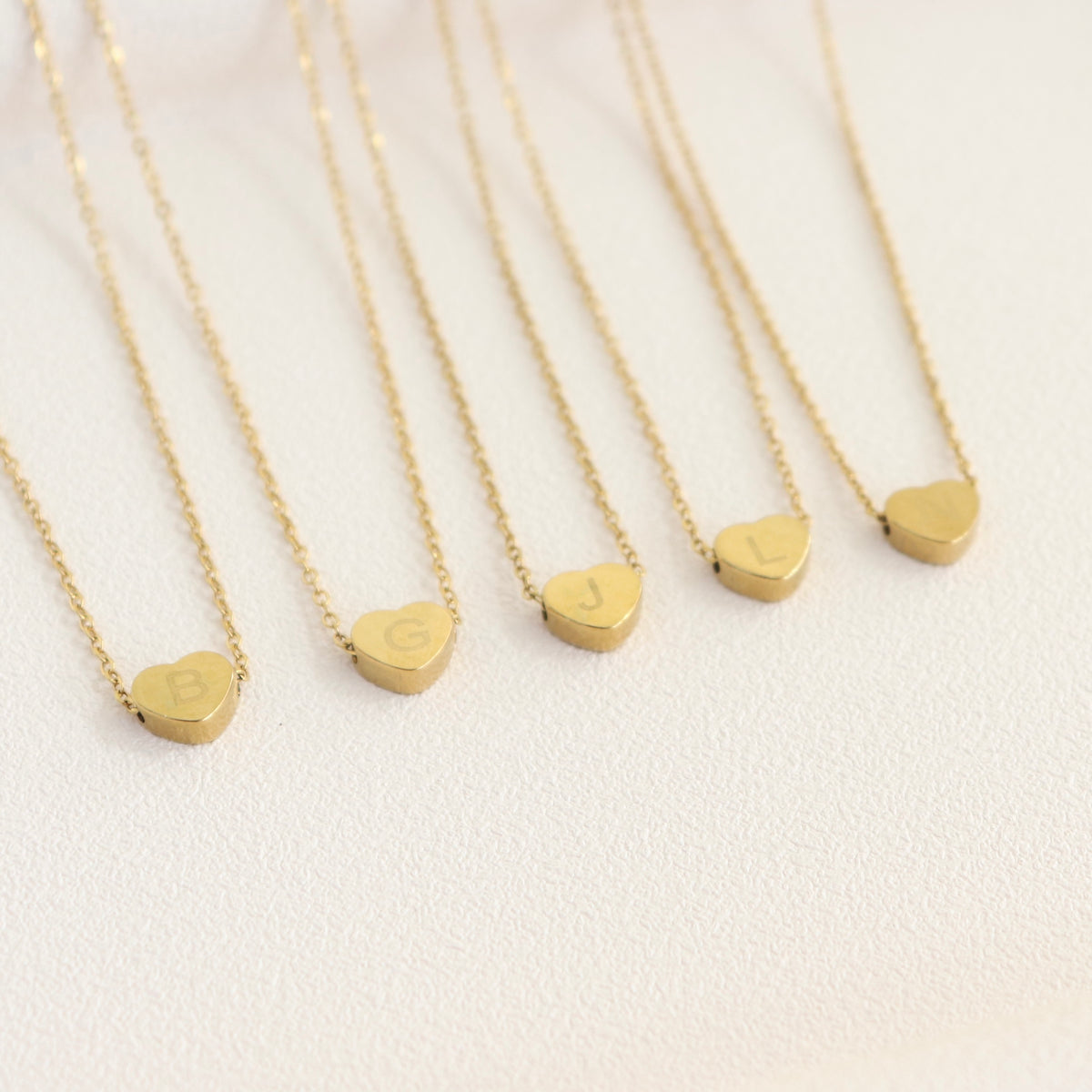 Collar Inicial Corazón