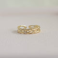 Anillo Trenzado Ajustable