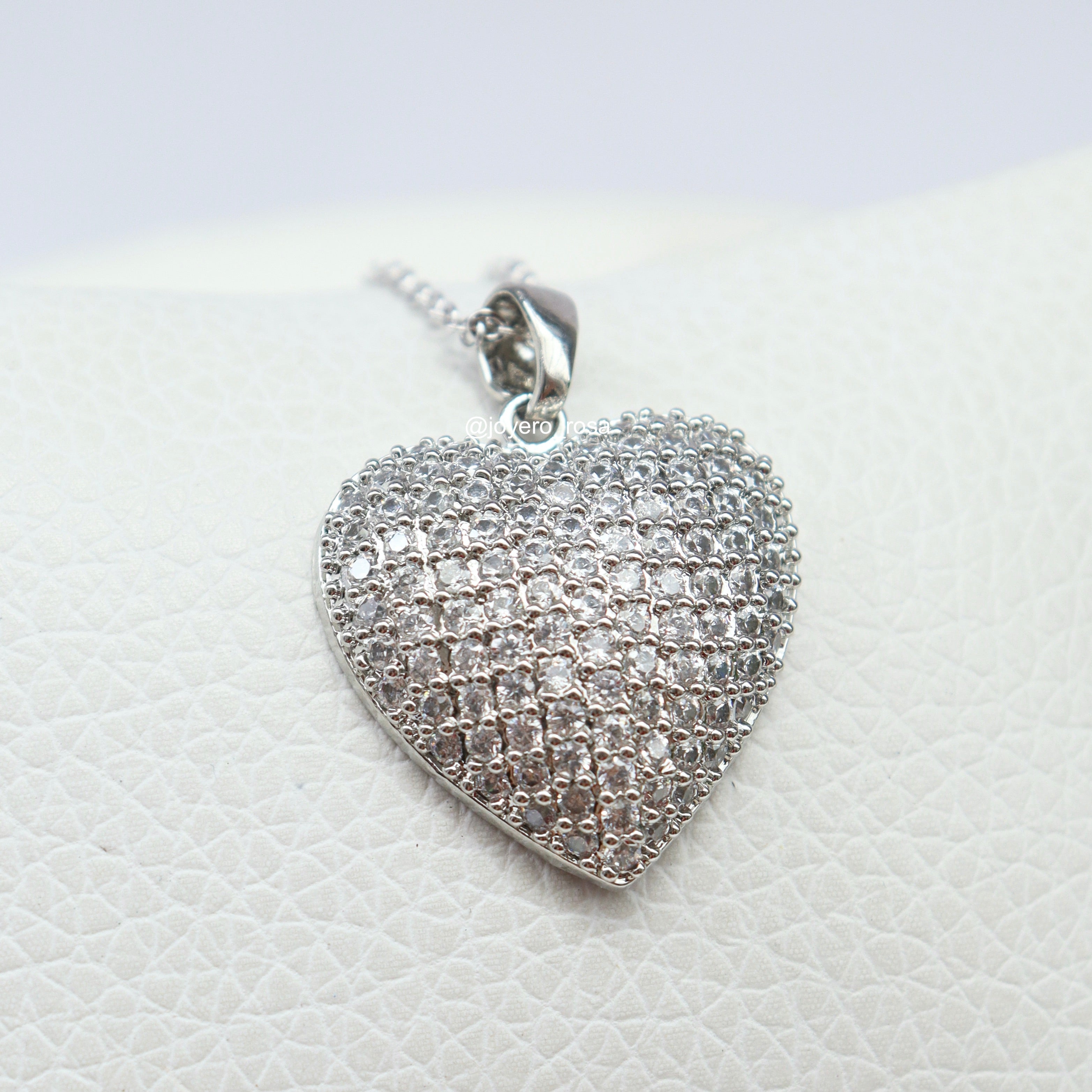 Collar Corazón Full Brillo