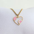 Collar Corazón Rosado