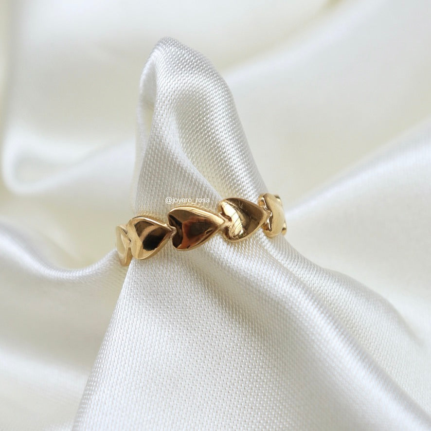 Anillo Corazones
