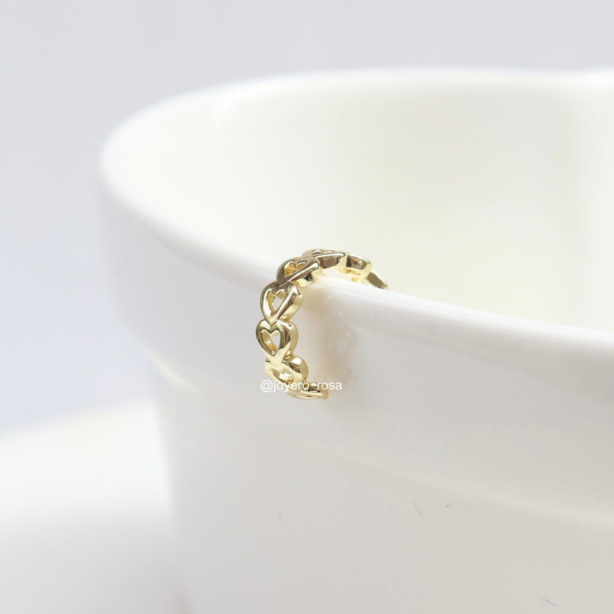 Earcuff Corazoncitos
