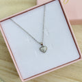 Collar Corazón Pavé