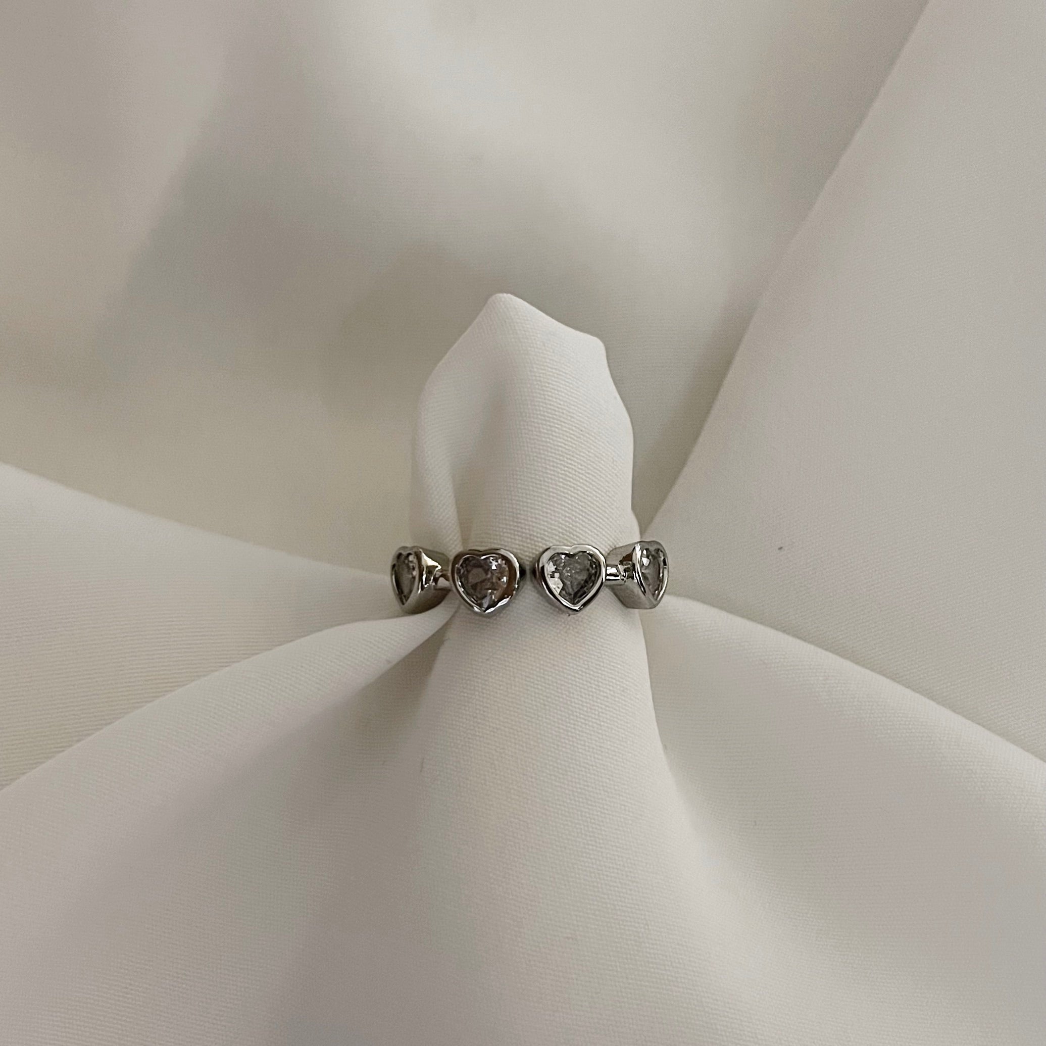 Anillo Corazones