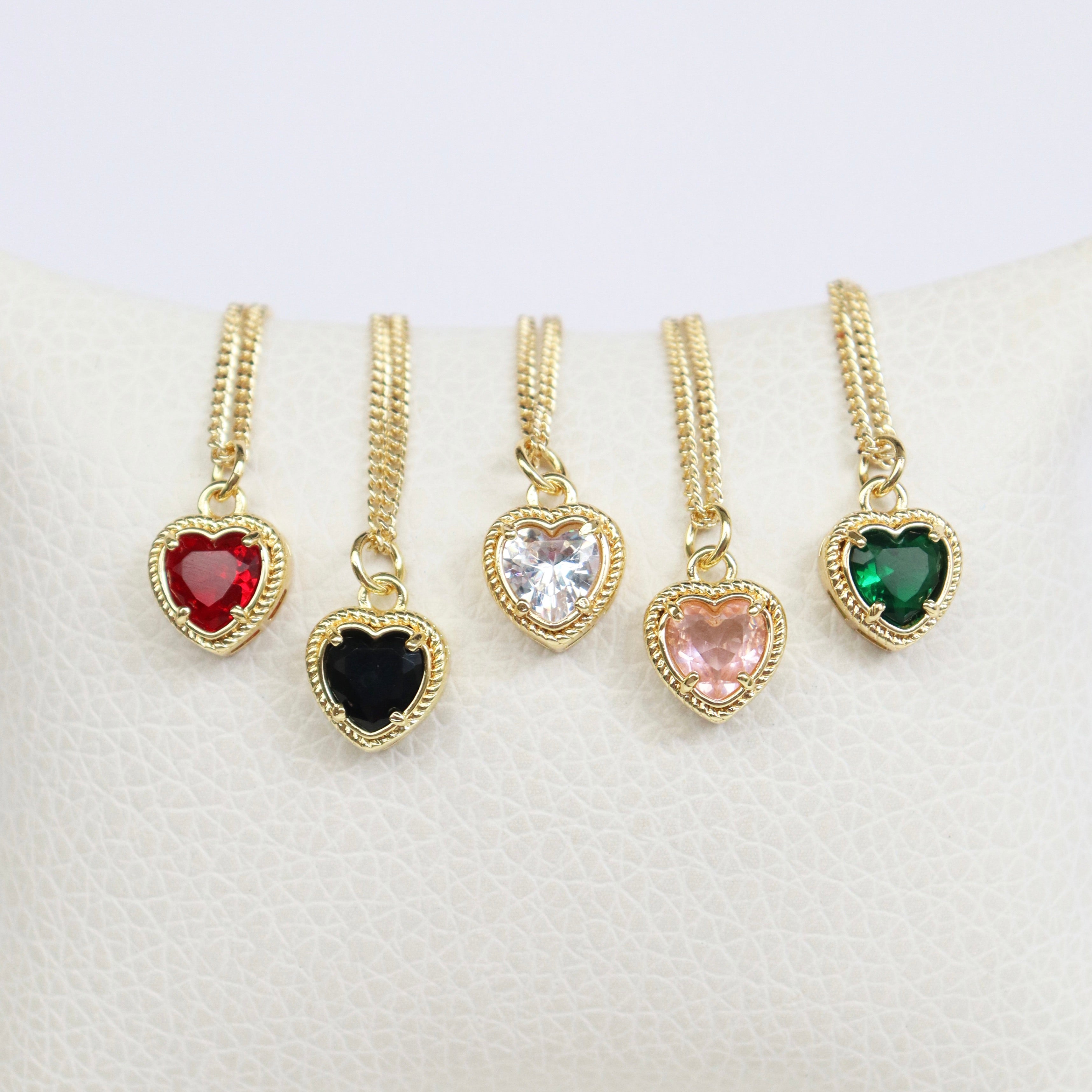 Collar Corazón Color