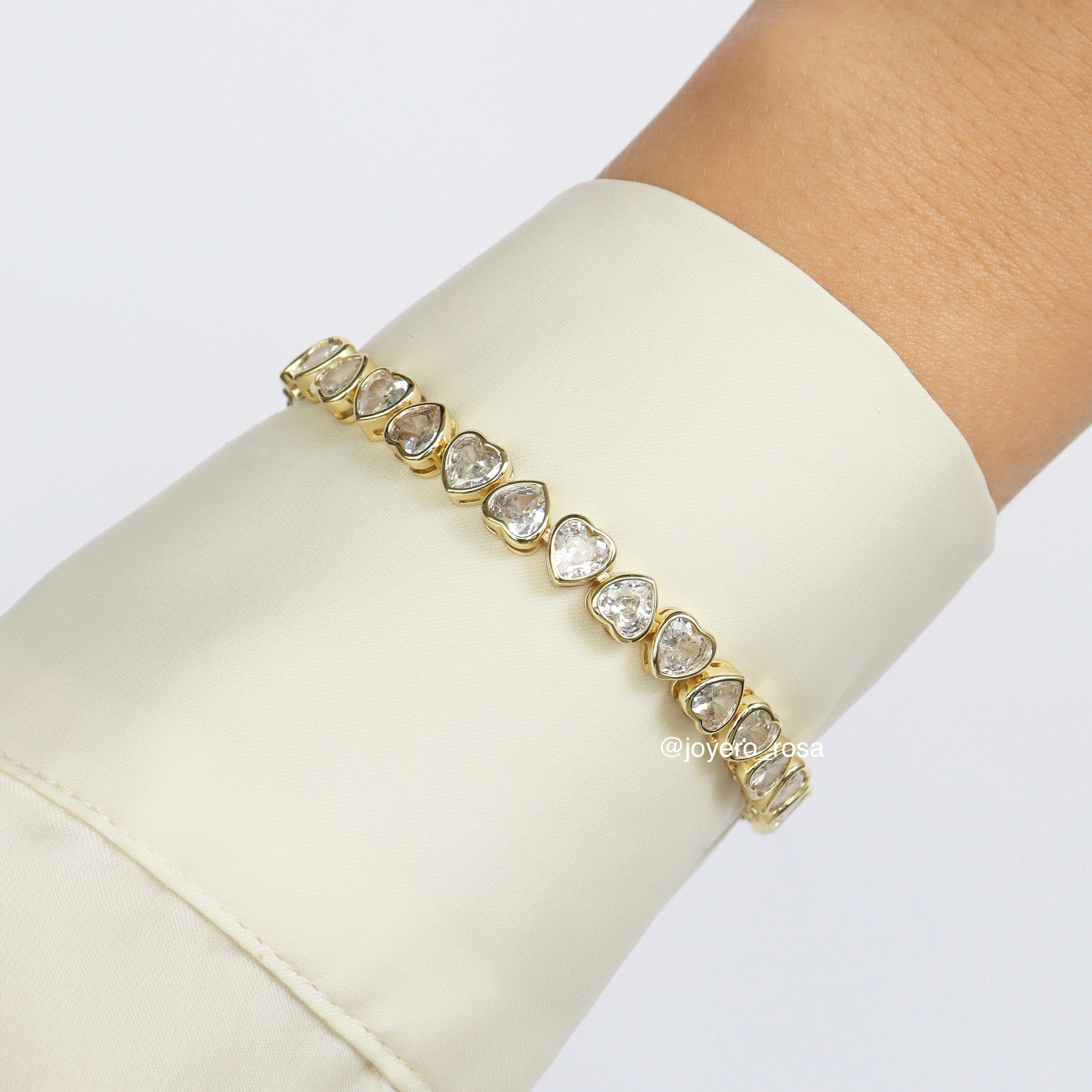 Pulsera Corazones