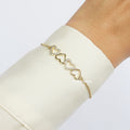 Pulsera Ajustable Corazones