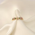 Anillo Ajustable Flores