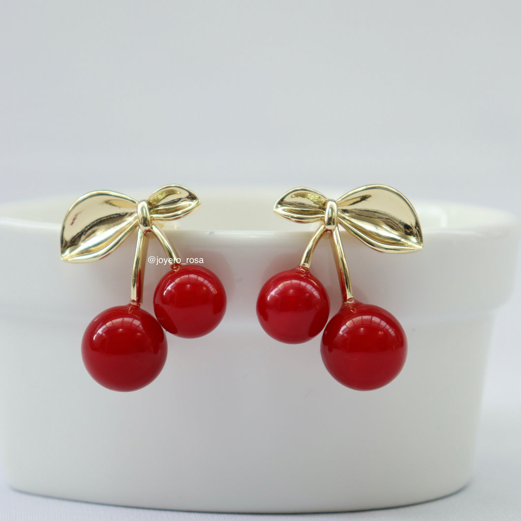 Aretes Cereza