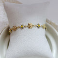 Pulsera Margaritas y Mariposas