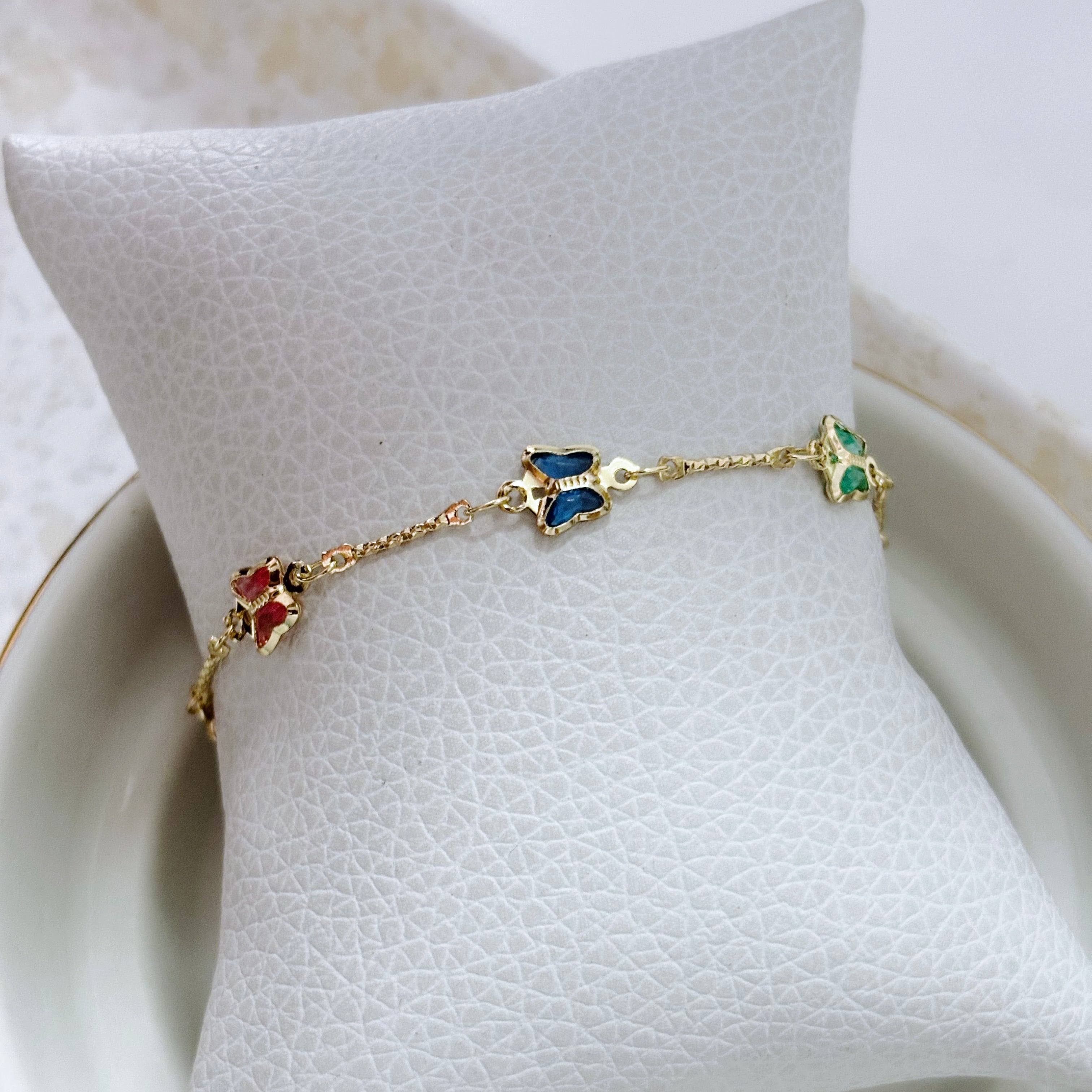 Pulsera Mariposas de Colores