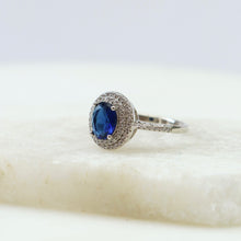 Cargar imagen en el visor de la galería, Anillo Cristal Color Ovalado
