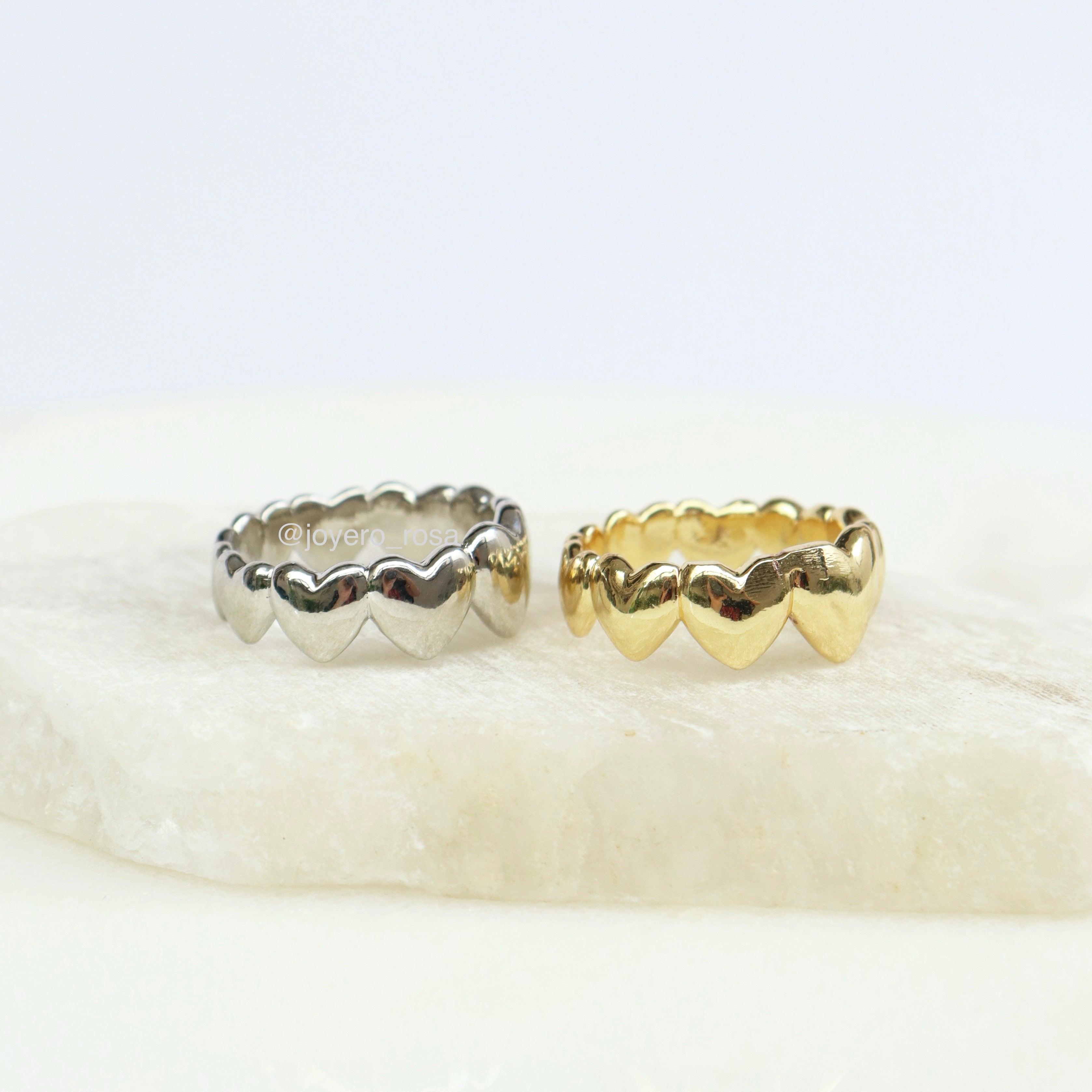 Anillo Corazones