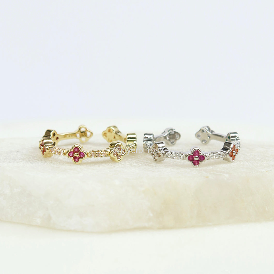 Anillo Flores Multicolor