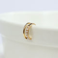 Earcuff Doble con Perlitas