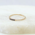 Anillo Cristales Azules