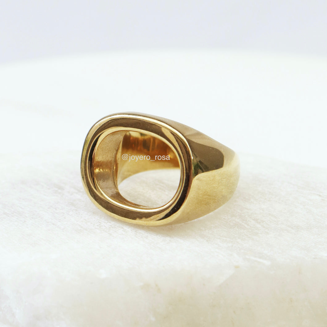 Anillo Óvalo Chunky