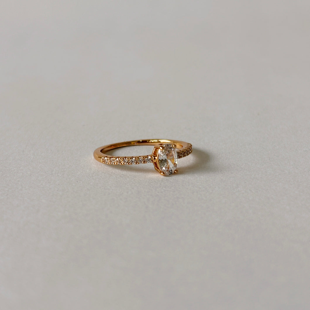 Anillo Cristal Óvalo