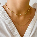 Collar Doble Bolitas