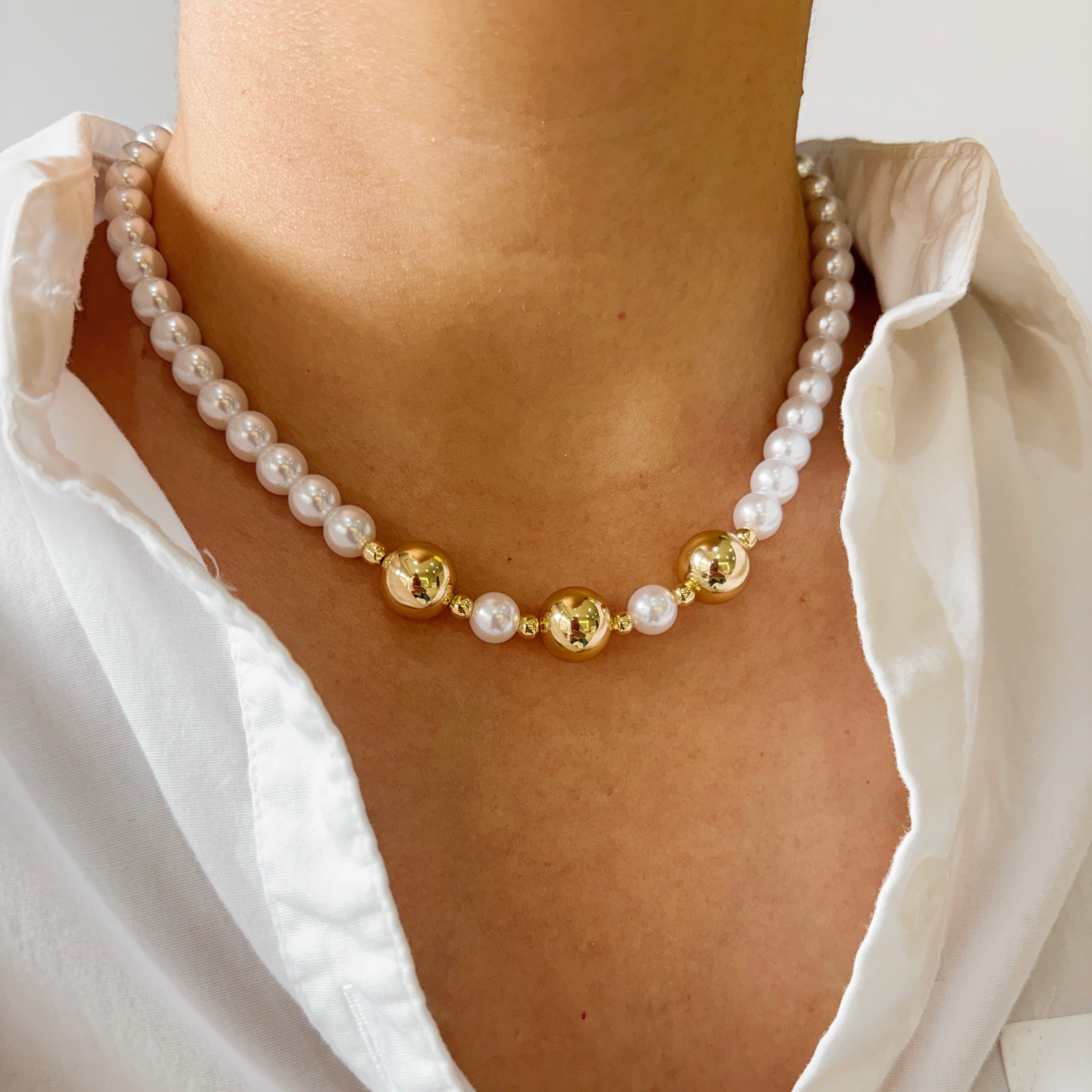 Collar Perlas