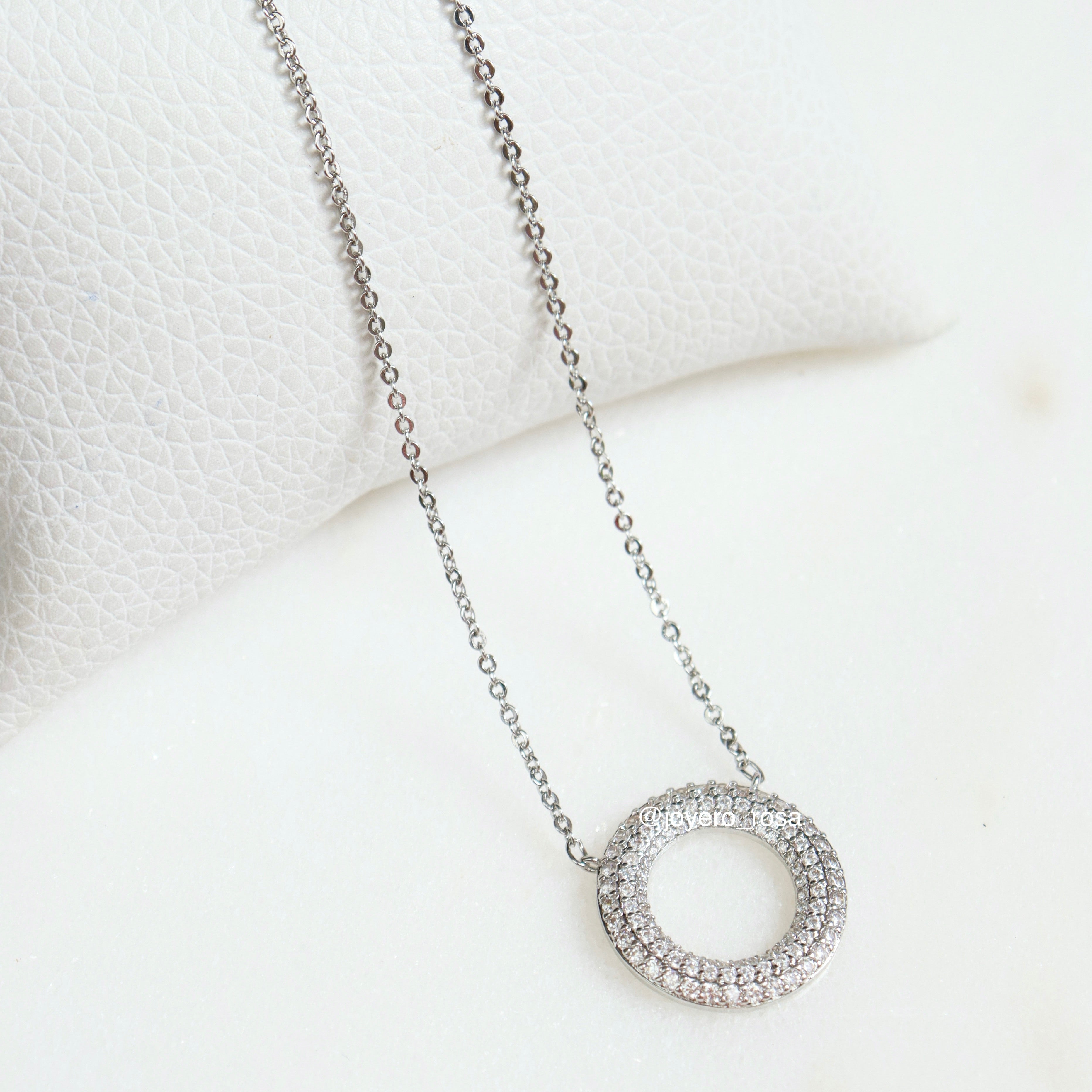 Collar Círculo Full Brillo