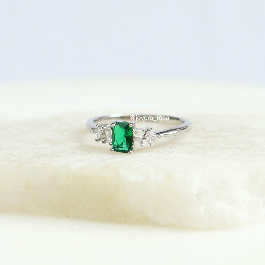 Anillo Cristal Verde