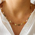 Collar Mariposas y Margaritas