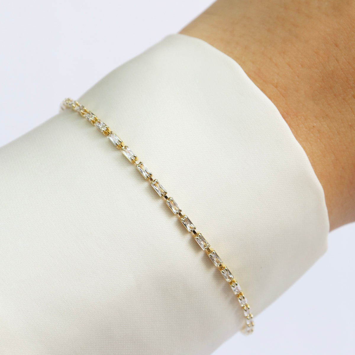 Pulsera Baguette Clear