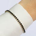 Pulsera Tennis Negra