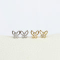 Studs Mariposa (Cierre Bebé)