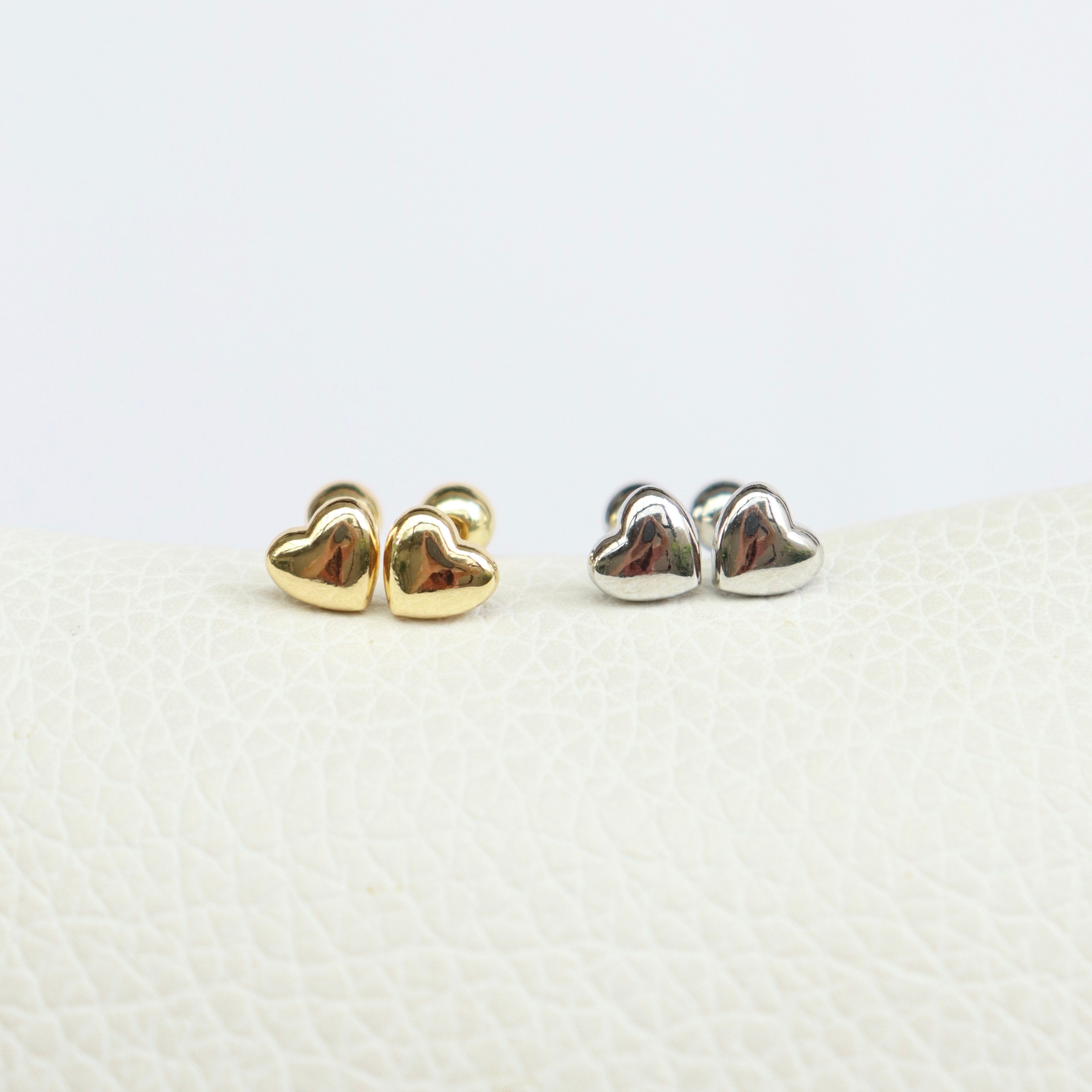 Studs Corazón (Cierre Bebé)