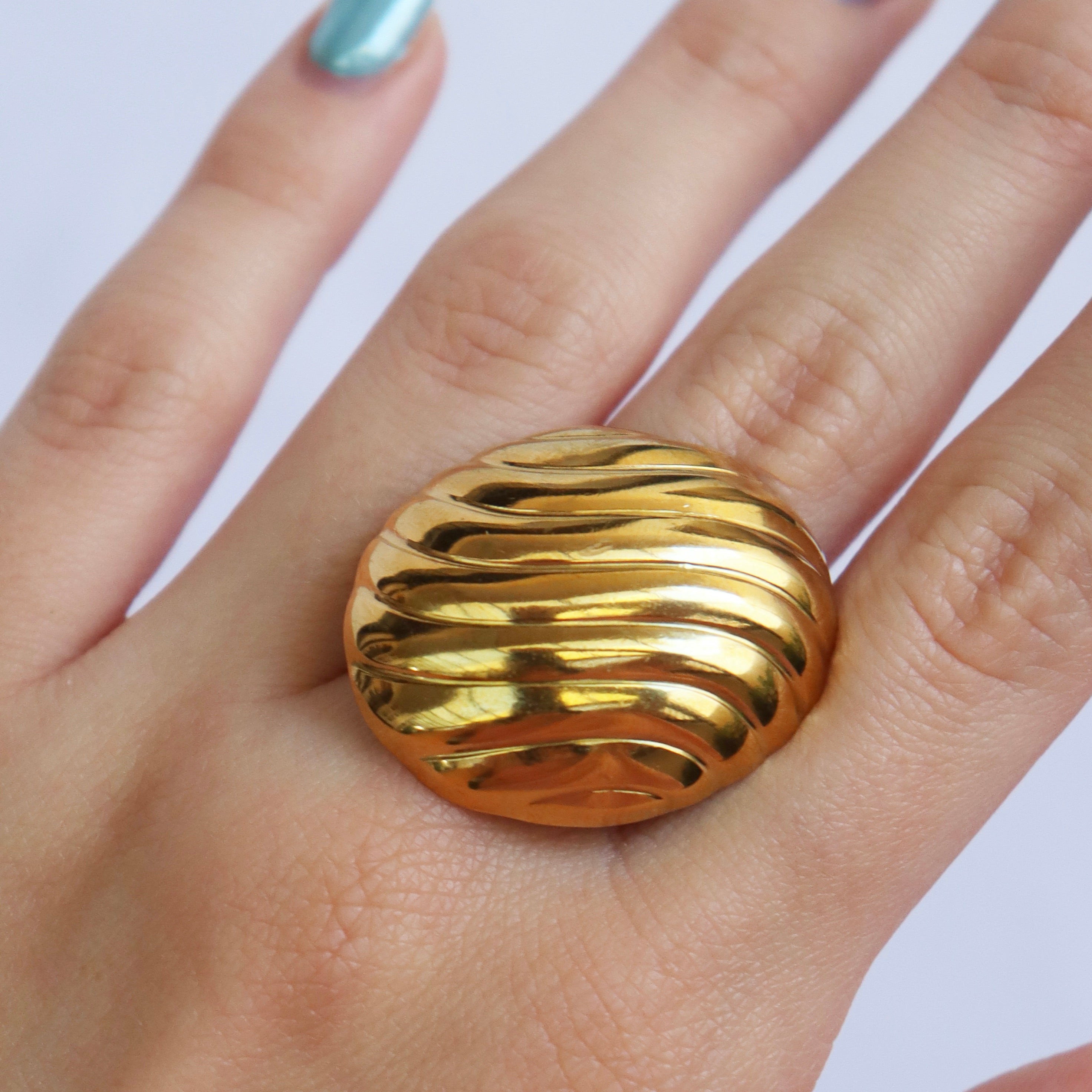 Anillo Ajustable Coral