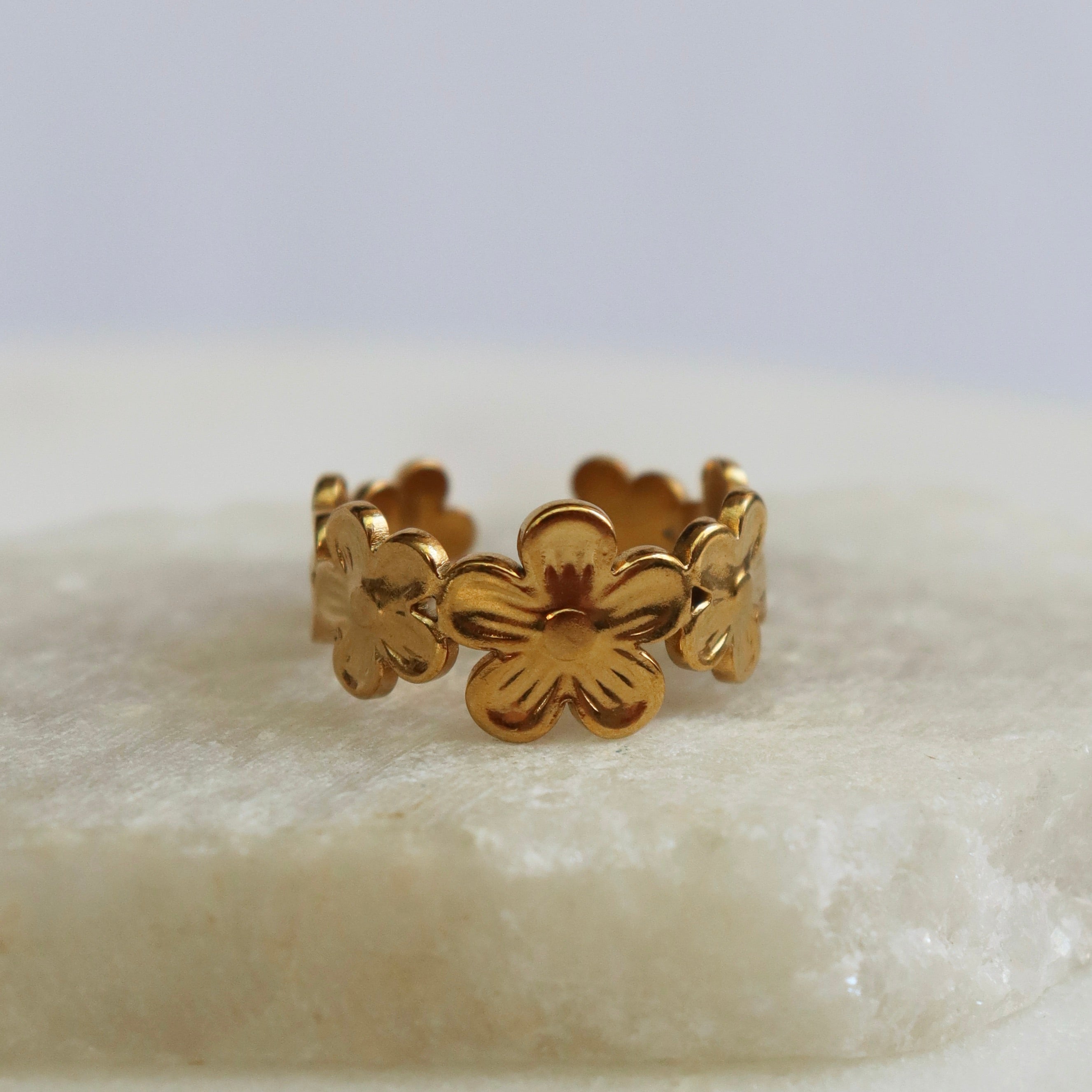 Anillo Ajustable Flores